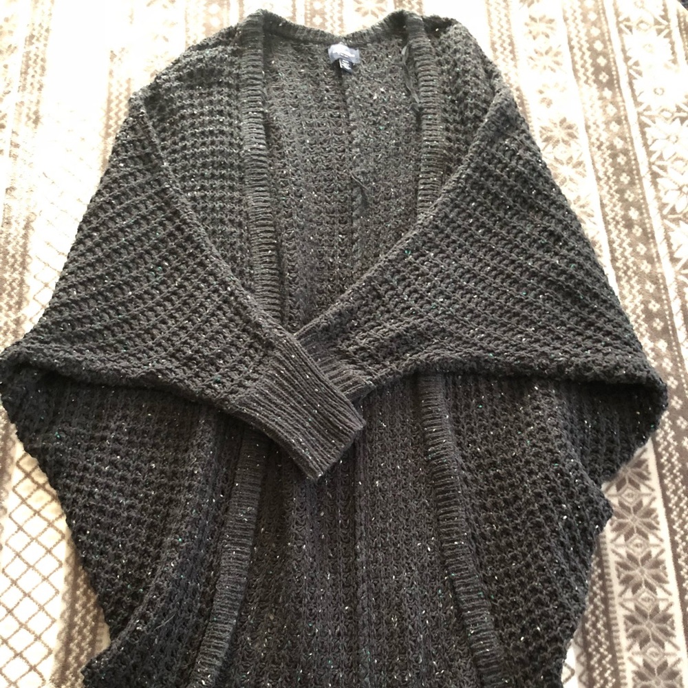 American Eagle Outfitters open knit cocoon wrap